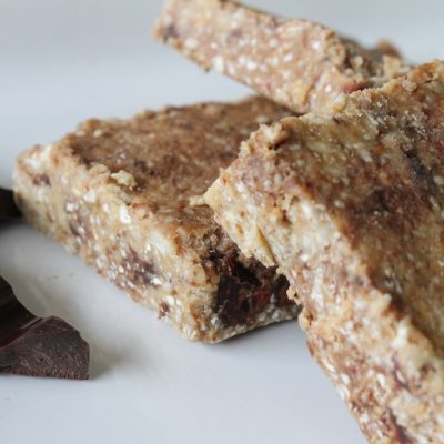Grain Free Chocolate Peanut Butter Granola Bars