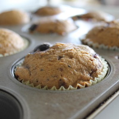 Lemon Blueberry Chia Seed Muffins