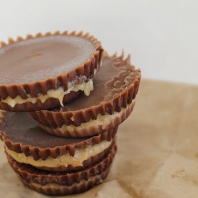 Chocolate Banana Nut Butter Cups