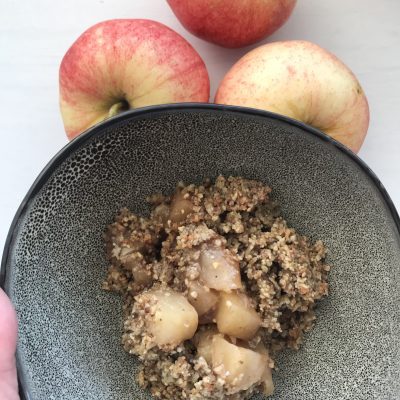 Grain Free Apple Crumble